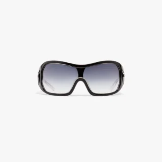 Lunettes de soleil Black Outline Shield