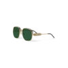 Lunettes de soleil carrées en métal Lunettes de soleil carrées en métal