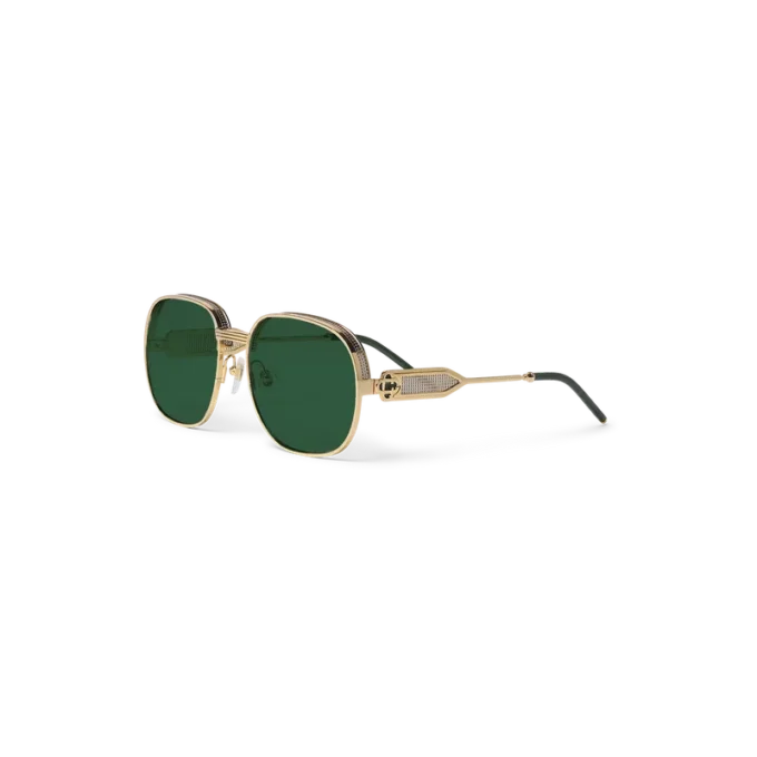 Lunettes de soleil carrées en métal Lunettes de soleil carrées en métal