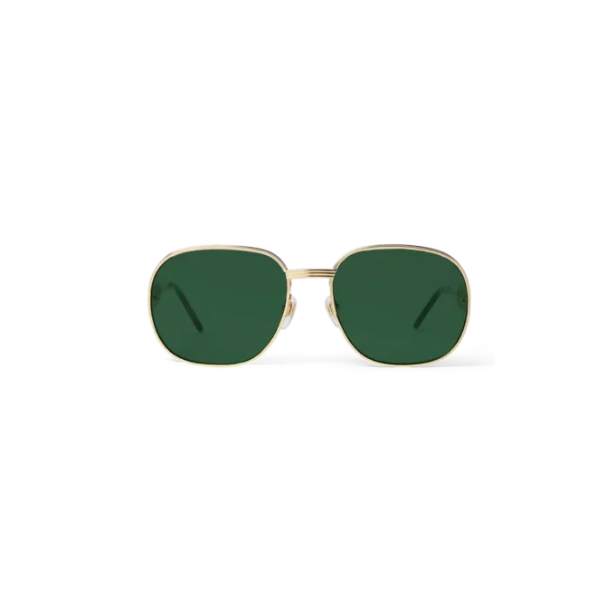 Lunettes de soleil carrées en métal Lunettes de soleil carrées en métal