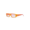 Lunettes de soleil fines roses et orange Lunettes de soleil fines roses et orange