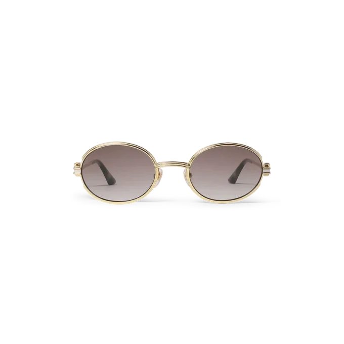 Lunettes de soleil Hero grises et dorées