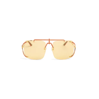 Lunettes de soleil Pilot Or et Rouge