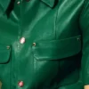 Chemise en cuir à manches courtes Chemise en cuir à manches courtes