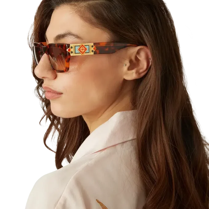 Lunettes de soleil Tortoiseshell The Square Metope Lunettes de soleil Tortoiseshell The Square Metope