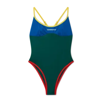 Maillot de bain à blocs de couleur