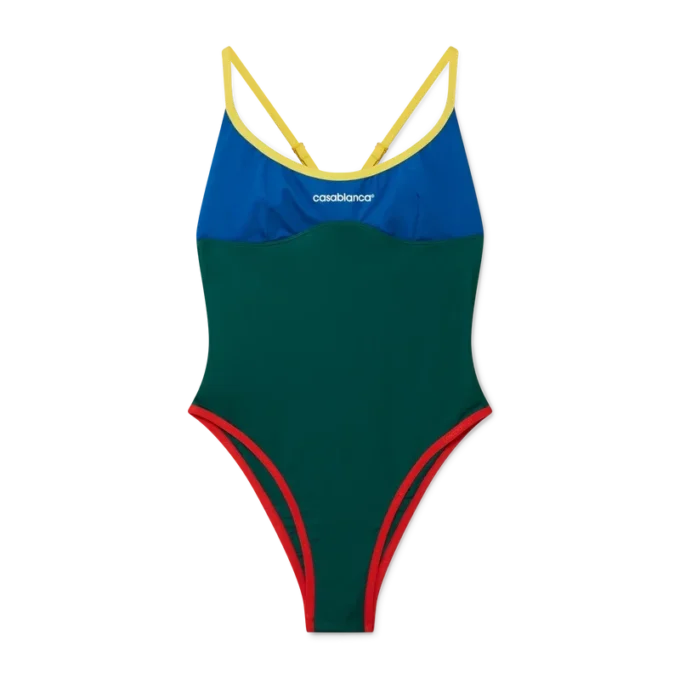 Maillot de bain à blocs de couleur Maillot de bain à blocs de couleur
