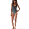 Maillot de bain noir dégradé à motif Monogram Maillot de bain noir dégradé à motif Monogram