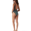 Maillot de bain noir dégradé à motif Monogram Maillot de bain noir dégradé à motif Monogram