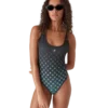 Maillot de bain noir dégradé à motif Monogram Maillot de bain noir dégradé à motif Monogram