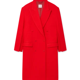 Manteau en laine bouillie