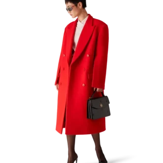 Manteau en laine bouillie