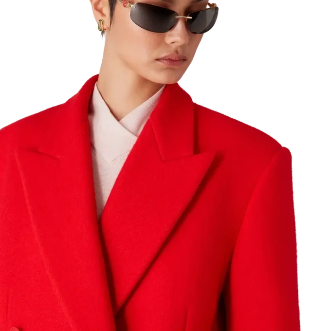 Manteau en laine bouillie Manteau en laine bouillie
