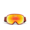 Masque de ski dégradé rouge et orange