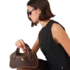 Micro sac bowling marron Micro sac bowling marron