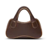 Micro sac bowling marron Micro sac bowling marron