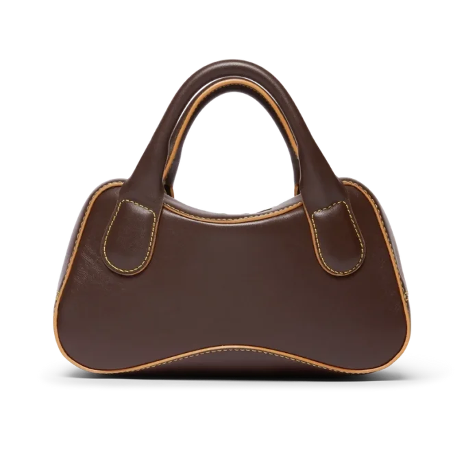 Micro sac bowling marron Micro sac bowling marron