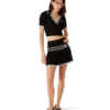 Mini-jupe plissée en viscose Mini-jupe plissée en viscose
