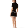 Mini-jupe plissée en viscose Mini-jupe plissée en viscose