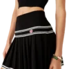 Mini-jupe plissée en viscose Mini-jupe plissée en viscose
