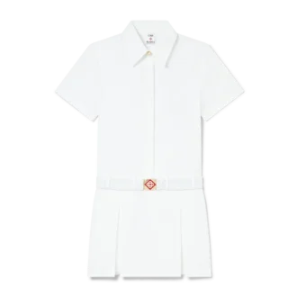 Mini-robe de tennis plissée