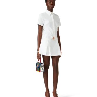 Mini-robe de tennis plissée