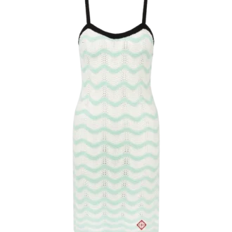 Mini-robe en coton crocheté Wave Mini-robe en coton crocheté Wave