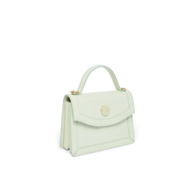 Mini sac Jeanne avec monogramme Mint en relief Mini sac Jeanne avec monogramme Mint en relief