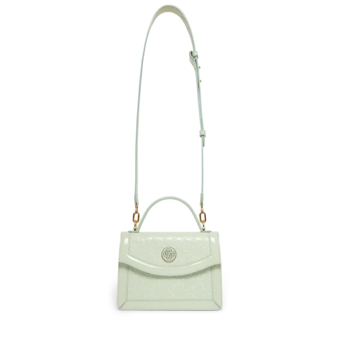 Mini sac Jeanne avec monogramme Mint en relief Mini sac Jeanne avec monogramme Mint en relief