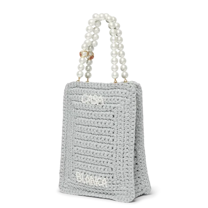 Mini sac à main Pearl en crochet Mini sac à main Pearl en crochet