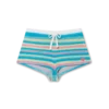 Mini-short en tissu éponge à rayures Mini-short en tissu éponge à rayures