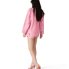 Mini-Shorts en cuir gaufré