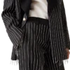 Pantalon ajusté orné de cristaux Pantalon ajusté orné de cristaux