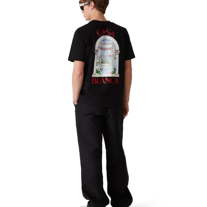 Pantalon cargo en jacquard