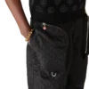 Pantalon cargo en jacquard de nylon