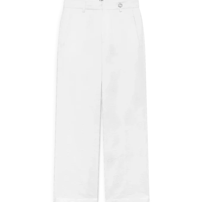 Pantalon chino blanc Monogram