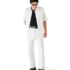 Pantalon chino blanc Monogram