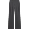 Pantalon de costume en laine avec passants de ceinture Pantalon de costume en laine avec passants de ceinture