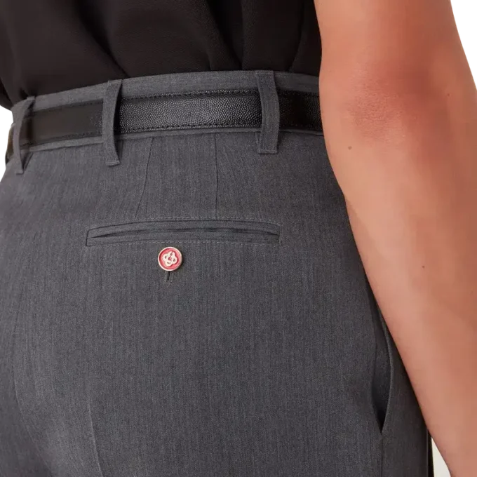Pantalon de costume en laine avec passants de ceinture Pantalon de costume en laine avec passants de ceinture