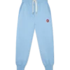 Pantalon de survêtement avec patch logo bleu