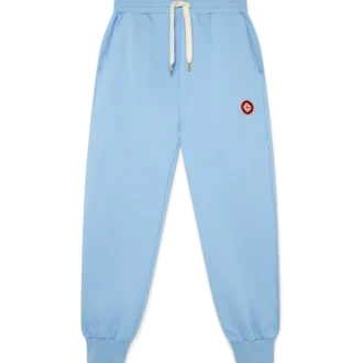 Pantalon de survêtement avec patch logo bleu