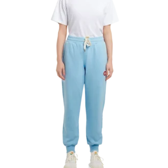 Pantalon de survêtement avec patch logo bleu