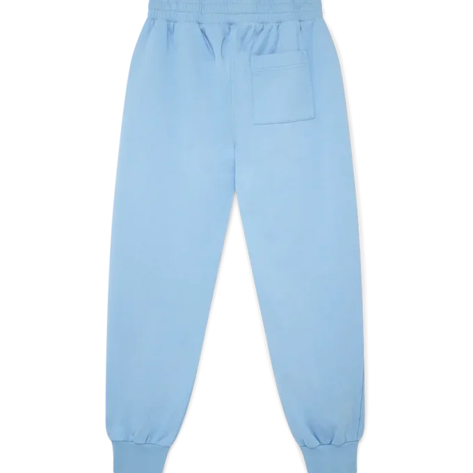 Pantalon de survêtement avec patch logo bleu