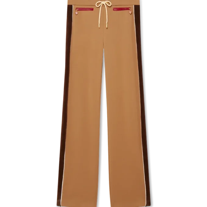 Pantalon de survêtement à empiècements en chenille Pantalon de survêtement à empiècements en chenille