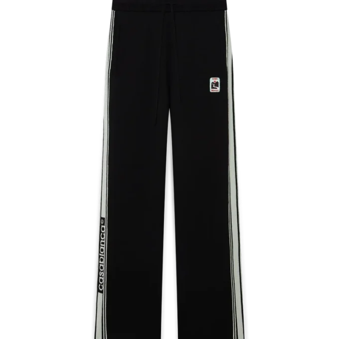 Pantalon de survêtement en maille mérinos Pantalon de survêtement en maille mérinos