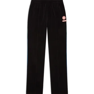 Pantalon de survêtement en velours à passepoil dégradé