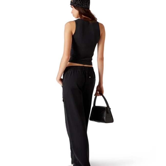Pantalon de survêtement La Pramonition orné de cristaux Pantalon de survêtement La Pramonition orné de cristaux