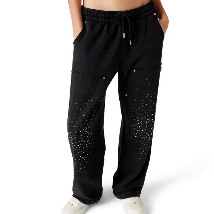 Pantalon de survêtement La Pramonition orné de cristaux Pantalon de survêtement La Pramonition orné de cristaux
