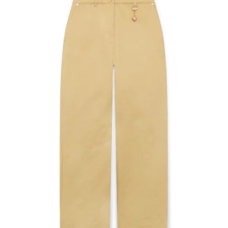 Pantalon en jacquard de coton Monogram