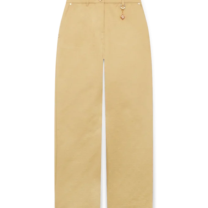 Pantalon en jacquard de coton Monogram Pantalon en jacquard de coton Monogram